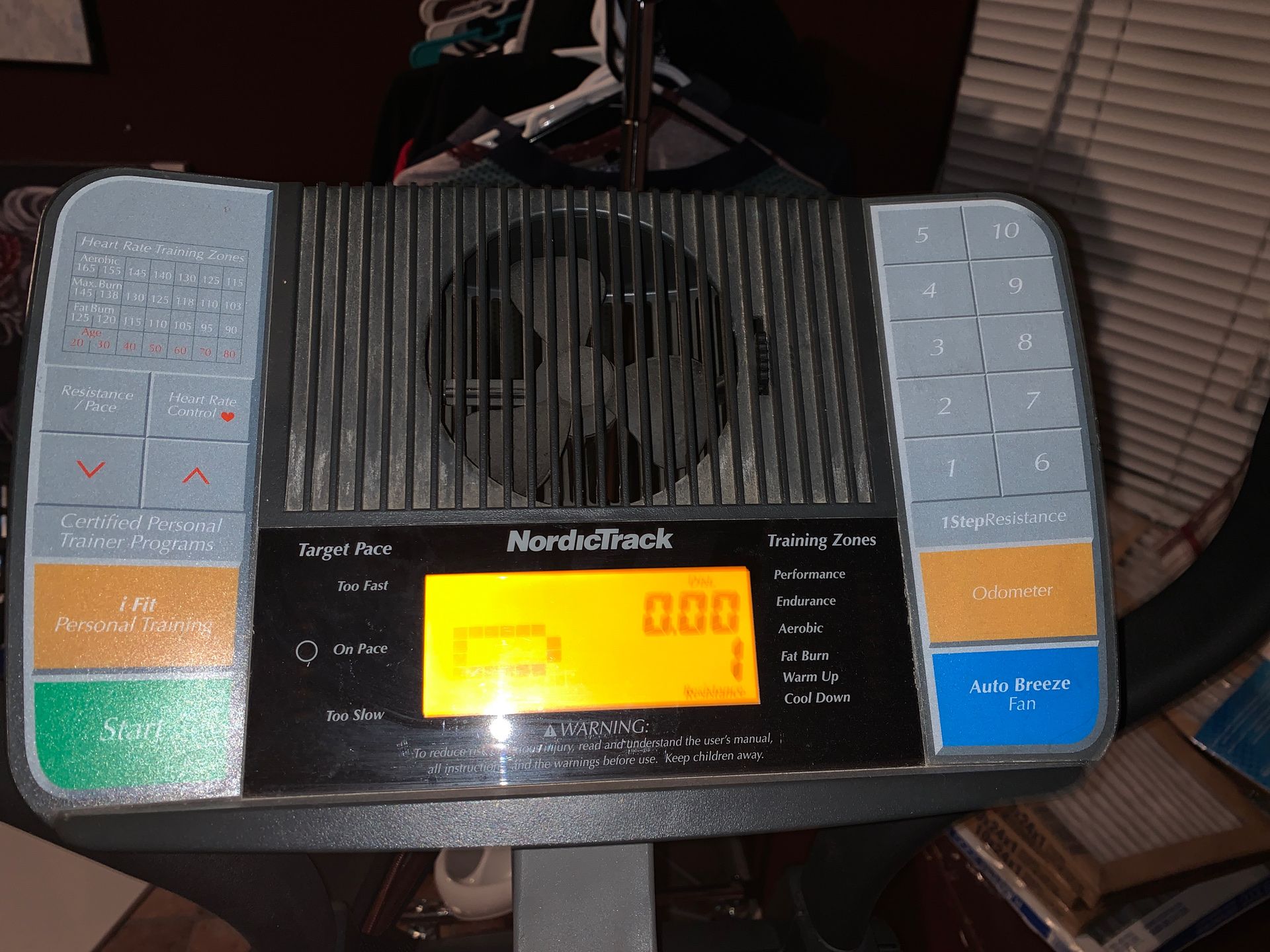 Nordictrack elliptical machine