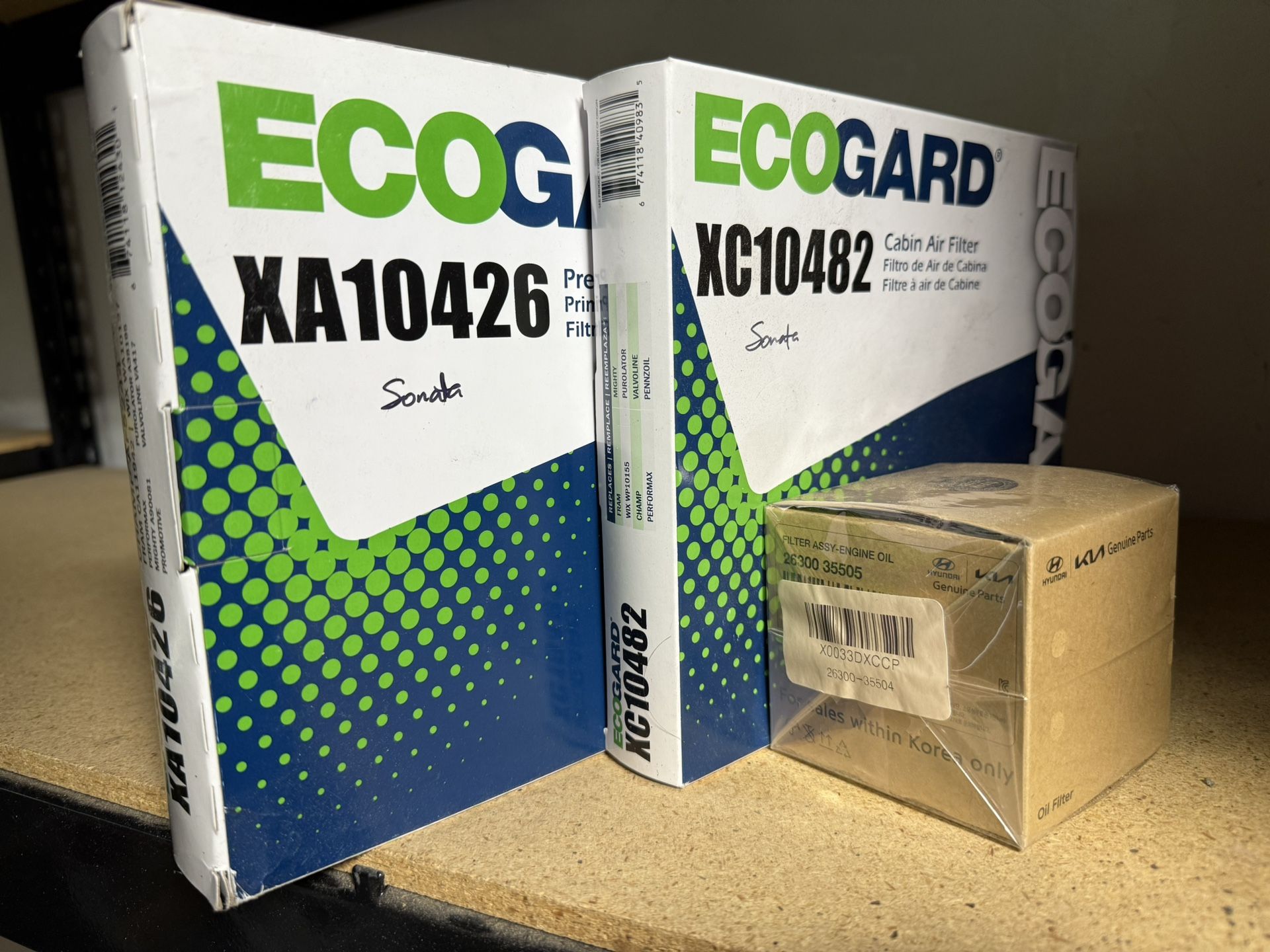 Hyundai Sonata Air Cab Oil Filter