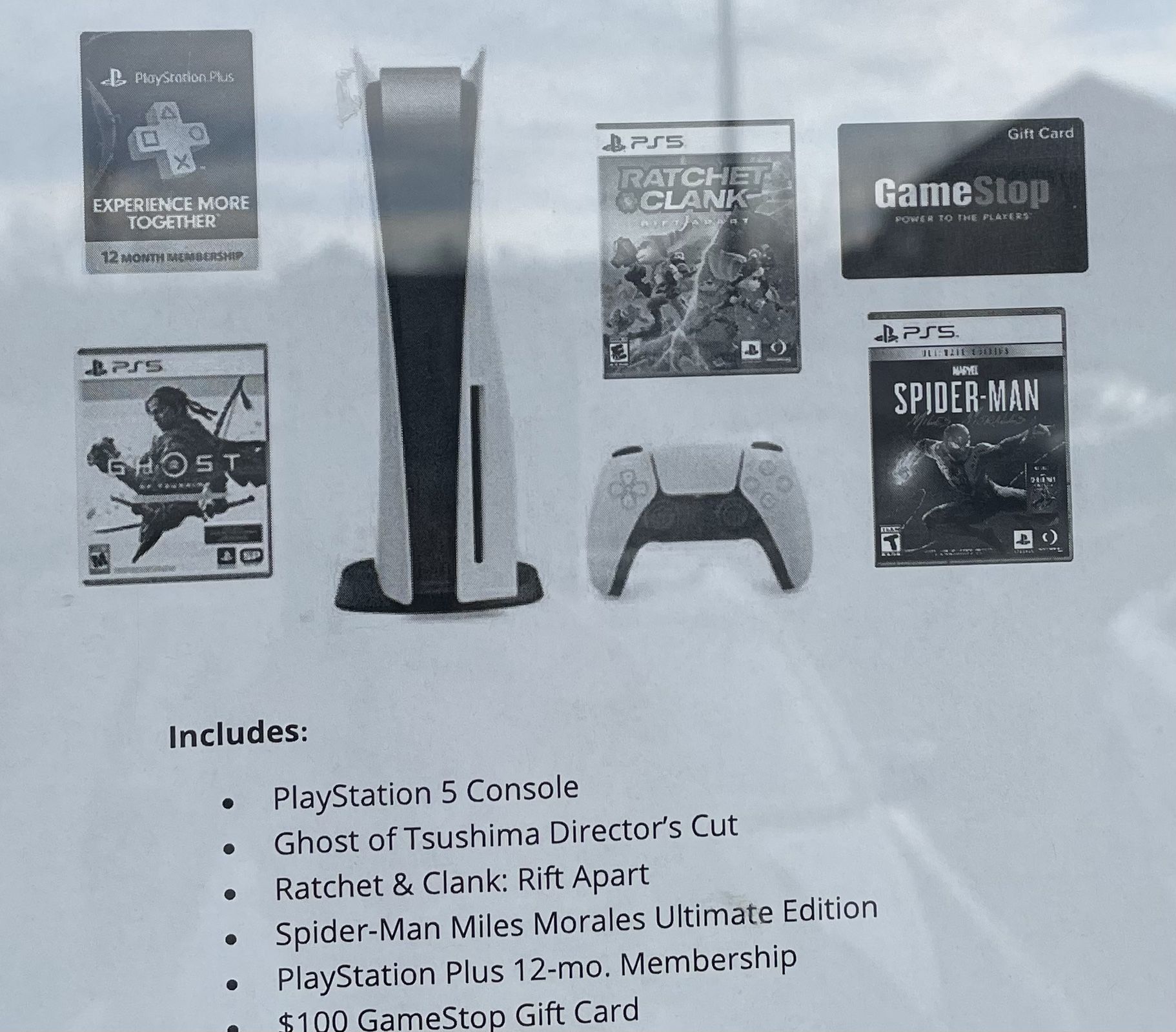 Gamestop Playstation Plus 12 Month 3d mon