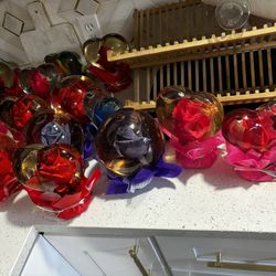 Rose Globes 27 Pices All For 200