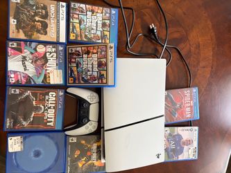 Ps5 PlayStation 5 disc edition bundle controller and games