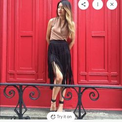 ZARA BACIS  SUDE Skirt New /FALDA NUEVA ZARA 