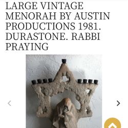 Vintage Menorah