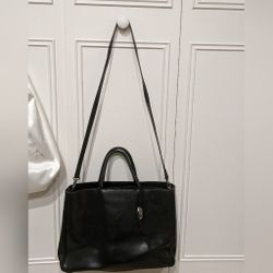 Leather Crossbody Tote Furla