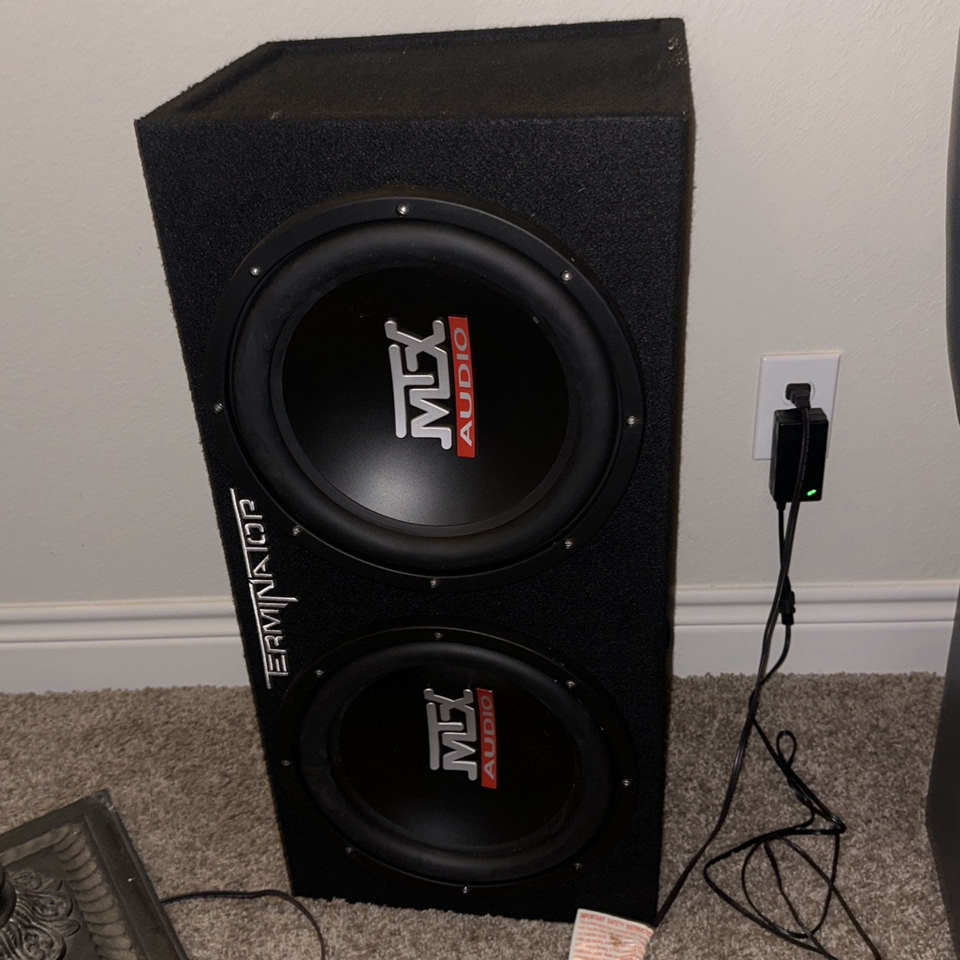 1200 W Mtx Terminator 12 Inch Subwoofers 