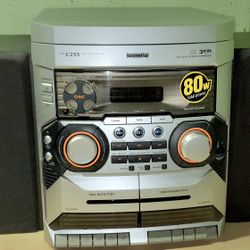Philips Book Shelf CD/Dual Cassette With Cerwin Vega Speaker