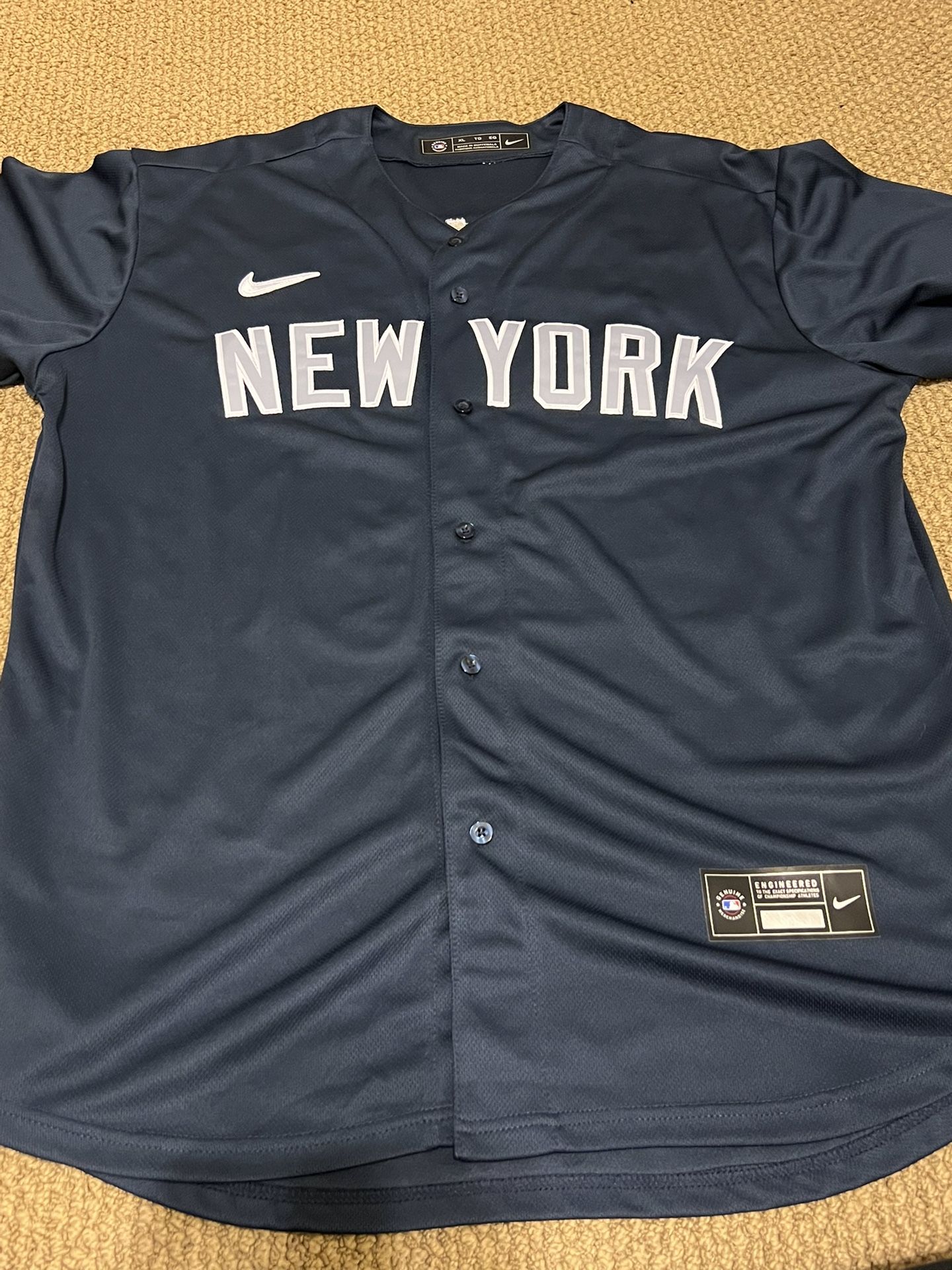 NEW YORK YANKEES DJ LeMahieu NIKE AUTHENTIC BRAND NEW JERSEY SIZE XL