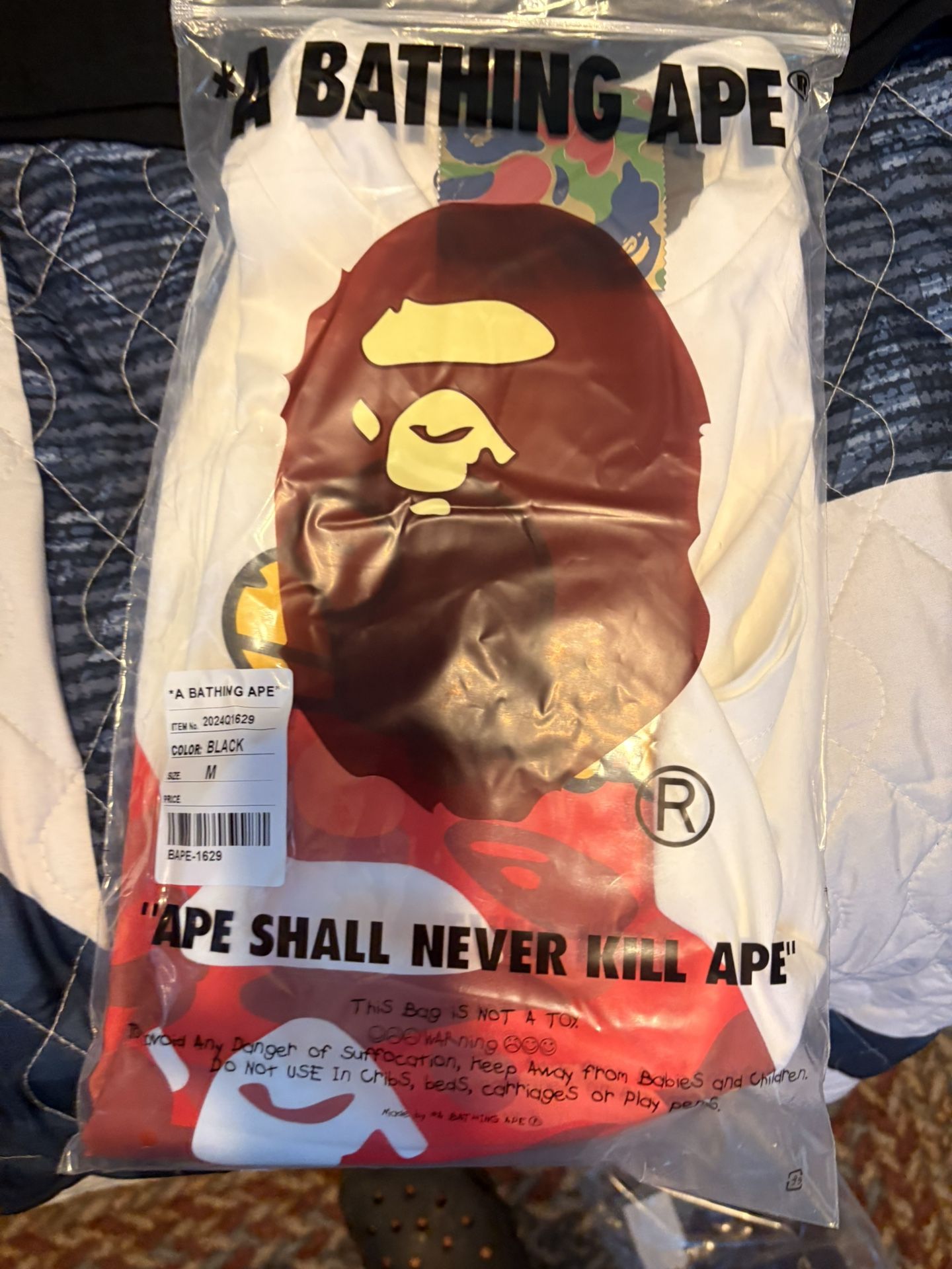 Red Camo Bape Shirt Baby Milo