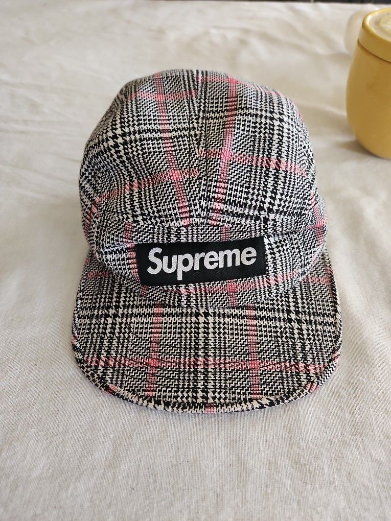 Supreme MOD PLAID CAMP CAP