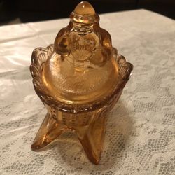 Westmoreland Vintage Candy Santa Candy Dish 