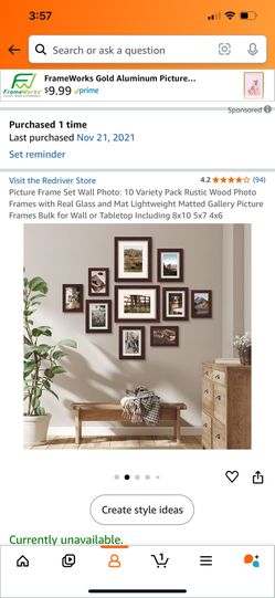 Picture Frame Set Wall Photo