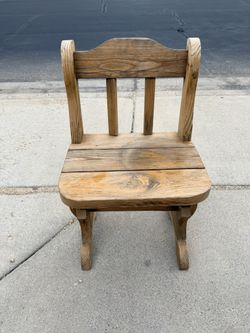 Wooden Chair - 32” Tall