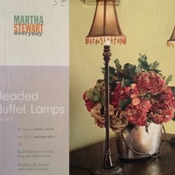 2 Night Stand Up Lamps 