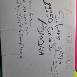 Yard Sale, Kitchen Appliances, Roofing Tools,yard Tools & Dump Truck