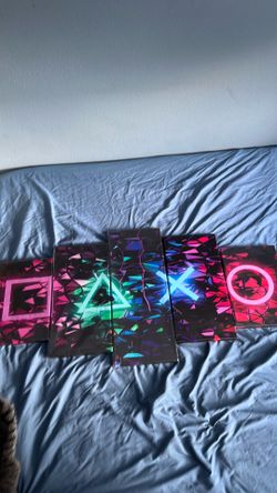 PlayStation artwork wall hang brand new