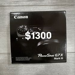 Canon Powershot G7x Mark iii 3 Black