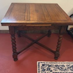 1890s Wood Table Expandable 