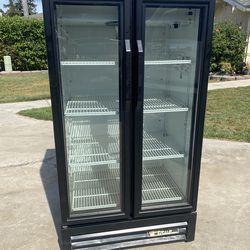 True Commercial Double Door Refrigerator Dimension 30”Width  55” Height  25” Depth