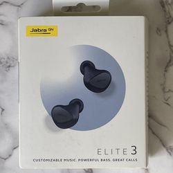 Jabra Elite 3 True Wireless Earbuds (please read description)