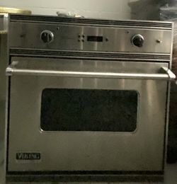 Never used 30” Viking wall oven.