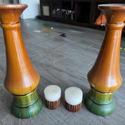 Sconces Set With Candles