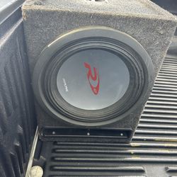 Alpine Type R 12 inch subwoofer