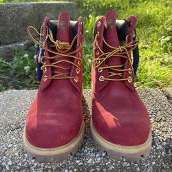Limited Edition Red Timberland Boots