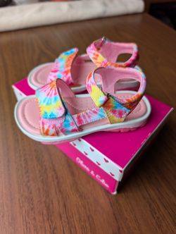 Brand new girl sandals size 9 with box 