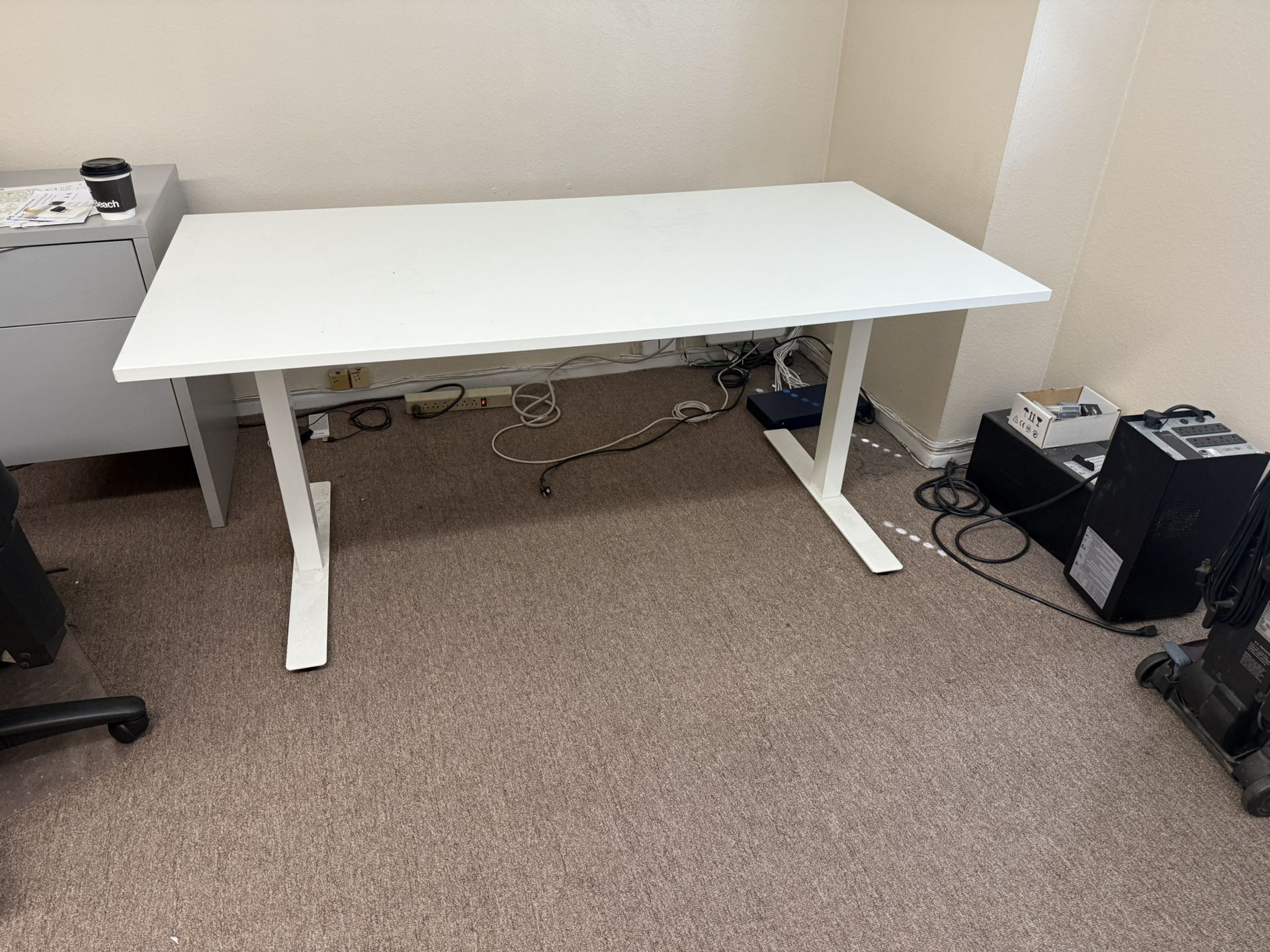 White Office Table