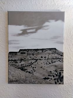 Painting of a mesa