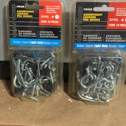 Peg Hooks 2 For 5$