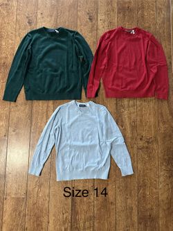 Boys Sweaters Size 14