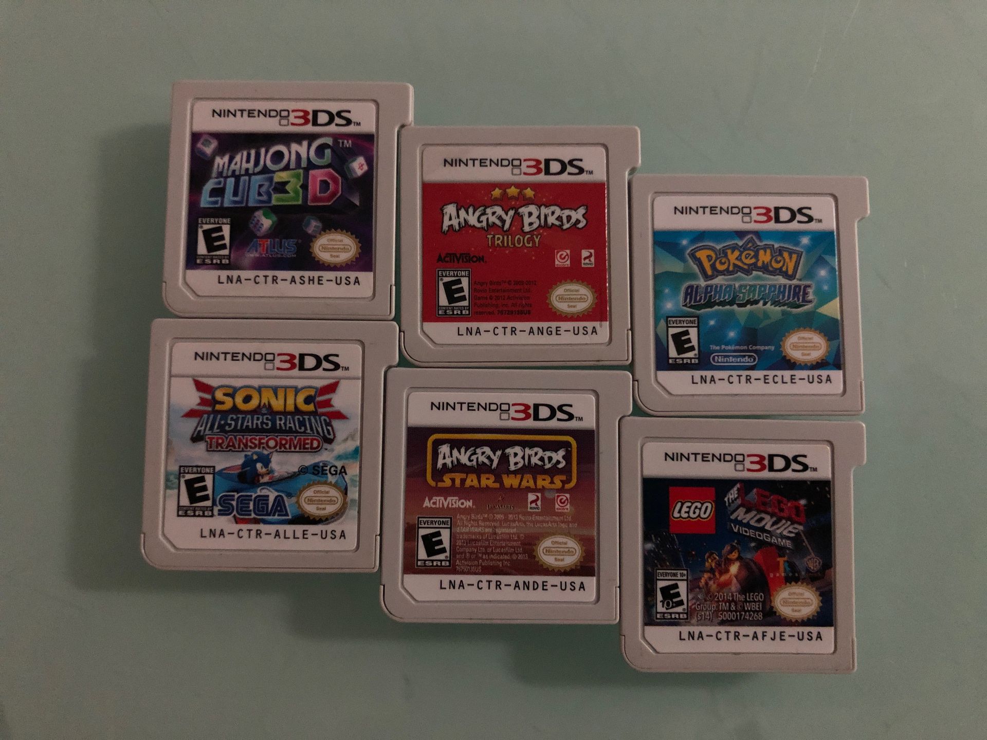 6 Nintendo 3DS Games
