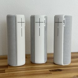 UE BOOM 2 SPEAKERS White - 3 Qty