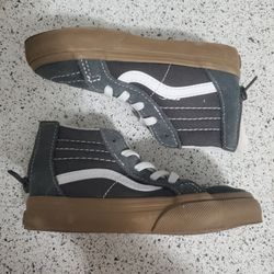 Grey Van's High Top Shoes