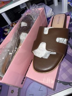 Brown sandals