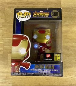 Funko Pop! Marvel Avengers Infinity War Iron Man Light Up Walgreens Exclusive #380!