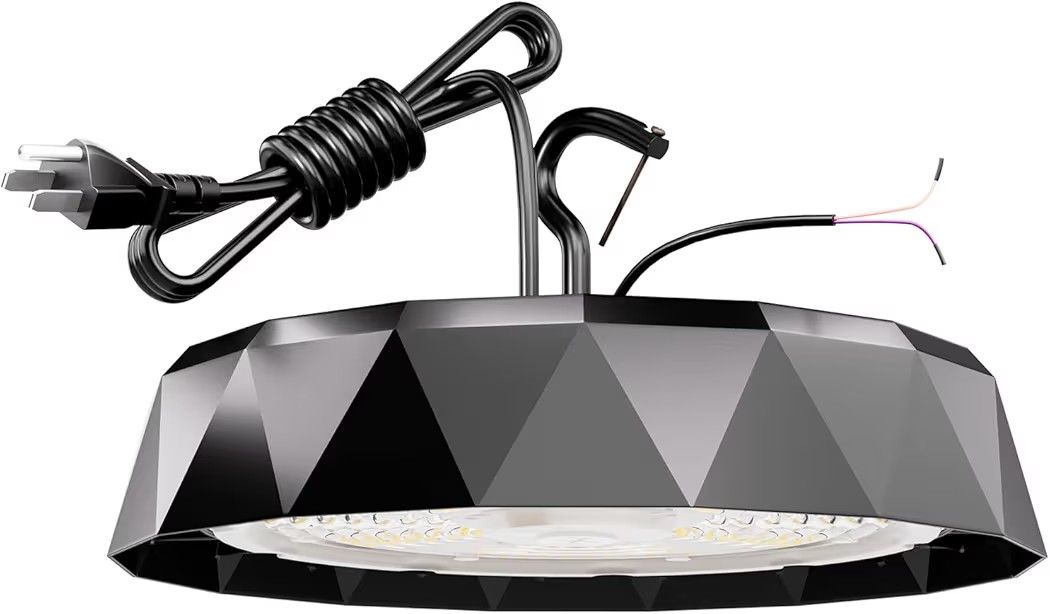 2 Pack UFO LED High Bay Light 200W, 32000LM 5000K LED Shop Lights, AC120-277V, 0-10V Dimmable