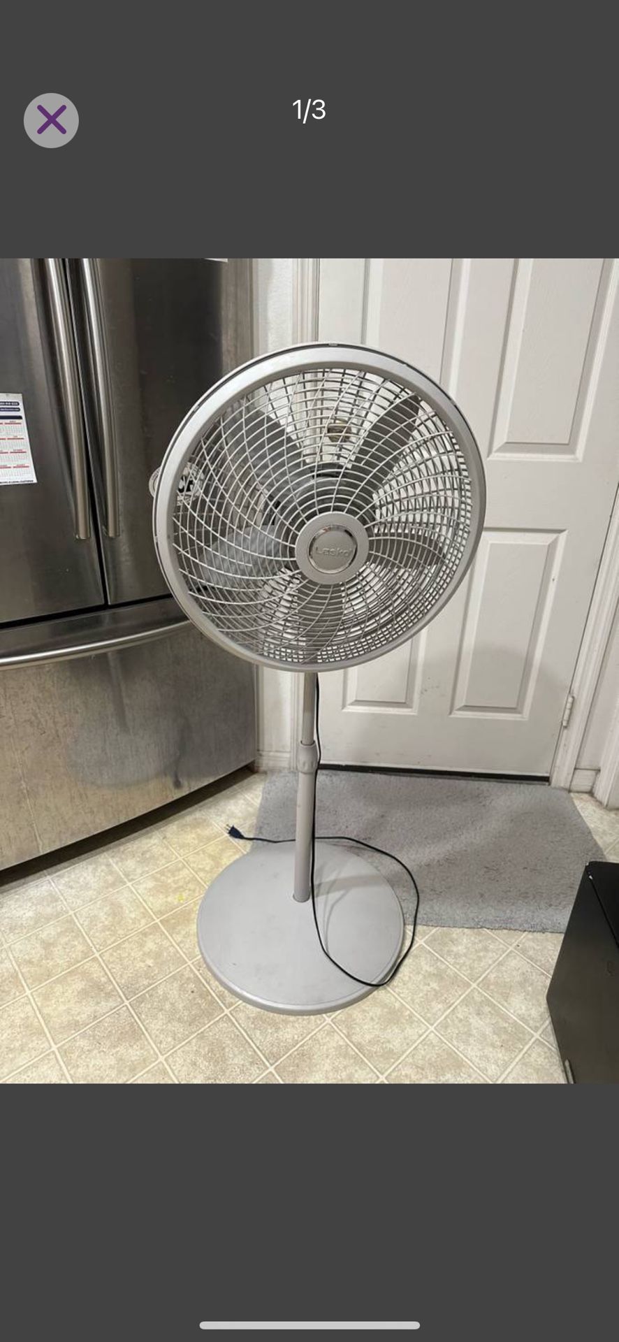 LASKO PEDESTAL FAN (READ EVERYTHING BELOW👇)