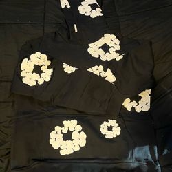 Denim Tears Black and White Size XL