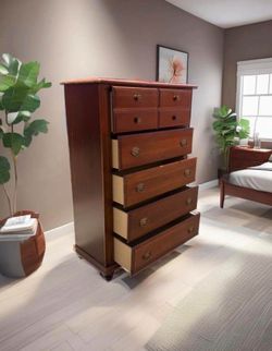 FREE DELIVERY Solid Wood Tall Chest Dresser