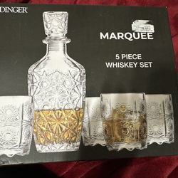 New Marquee 5 piece Whiskey Set
