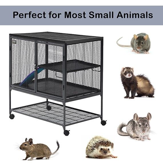 small animal / pet cage on wheels