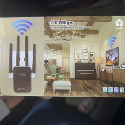 New AC1200 WiFi Range Extender – 1200 Mbps (NIB)