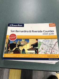 San Bernardino And Riverside Counties Thomas Guide