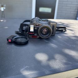 Olympus Camera With Case And Film