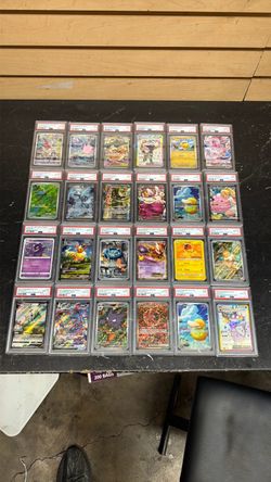 Pokemon slabs PSA Japanese English and Chinese