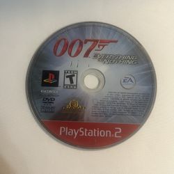 007 Everything Or Nothing James Bond PS2 PlayStation 2 TESTED - Disc Only