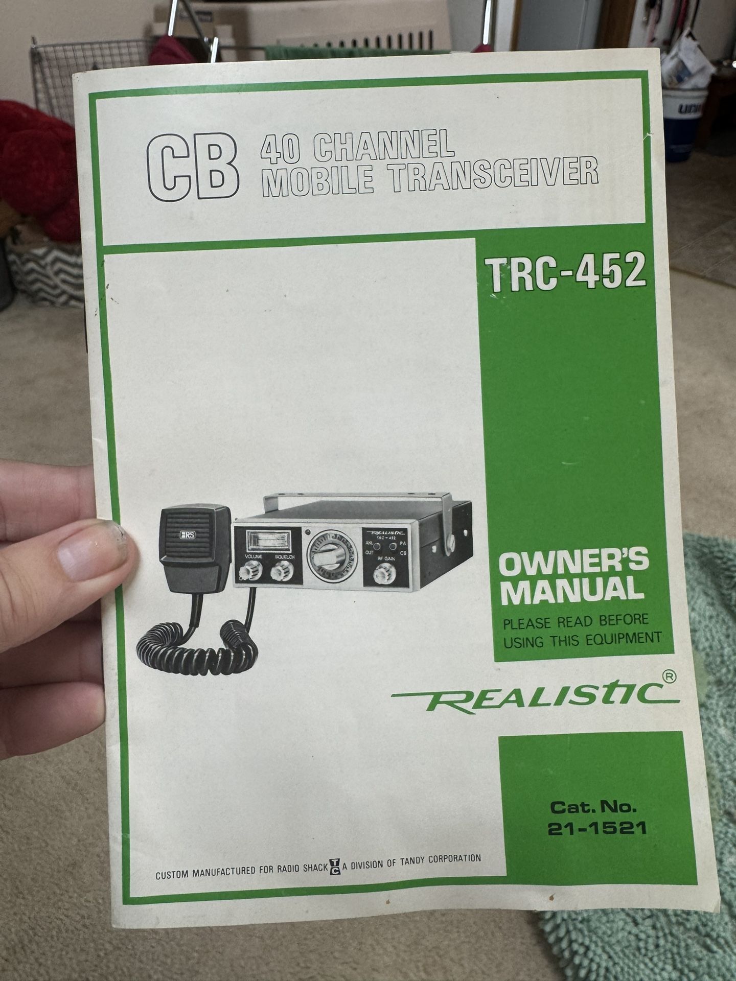 Free Vintage CB Radio Instruction Manual