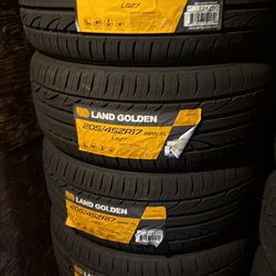 205/45/17 land golden tires 🛞